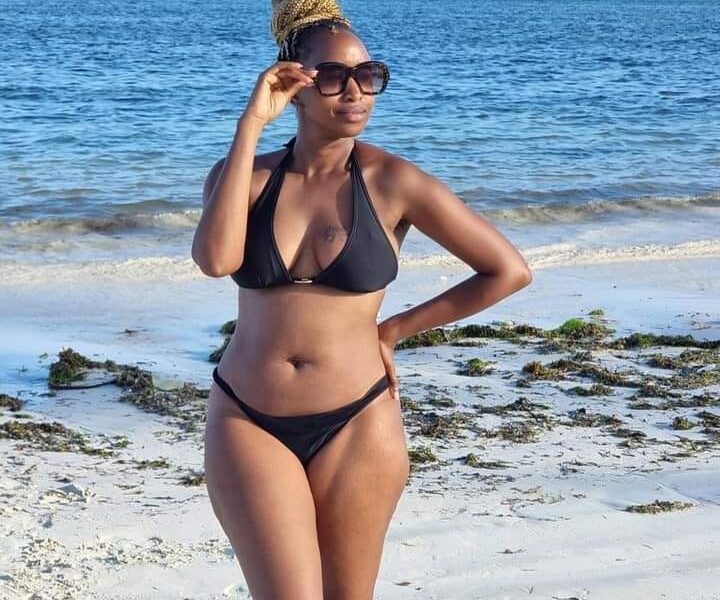 Janet Mbugua-Netizens reacts to her  bikini photo