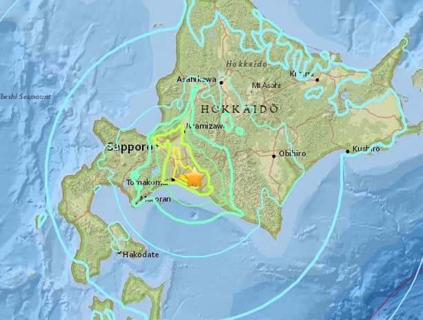M5.1 earthquake hits northern Japan’s Hokkaido island