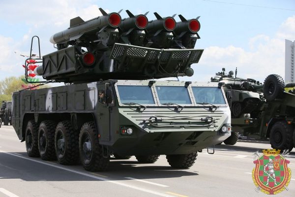 Tor-M2K short-range air defense missile system (Picture source Belarus MoD)