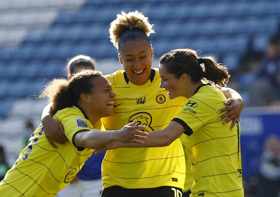 Chelsea thrash Leicester 9-0 to go top of WSL