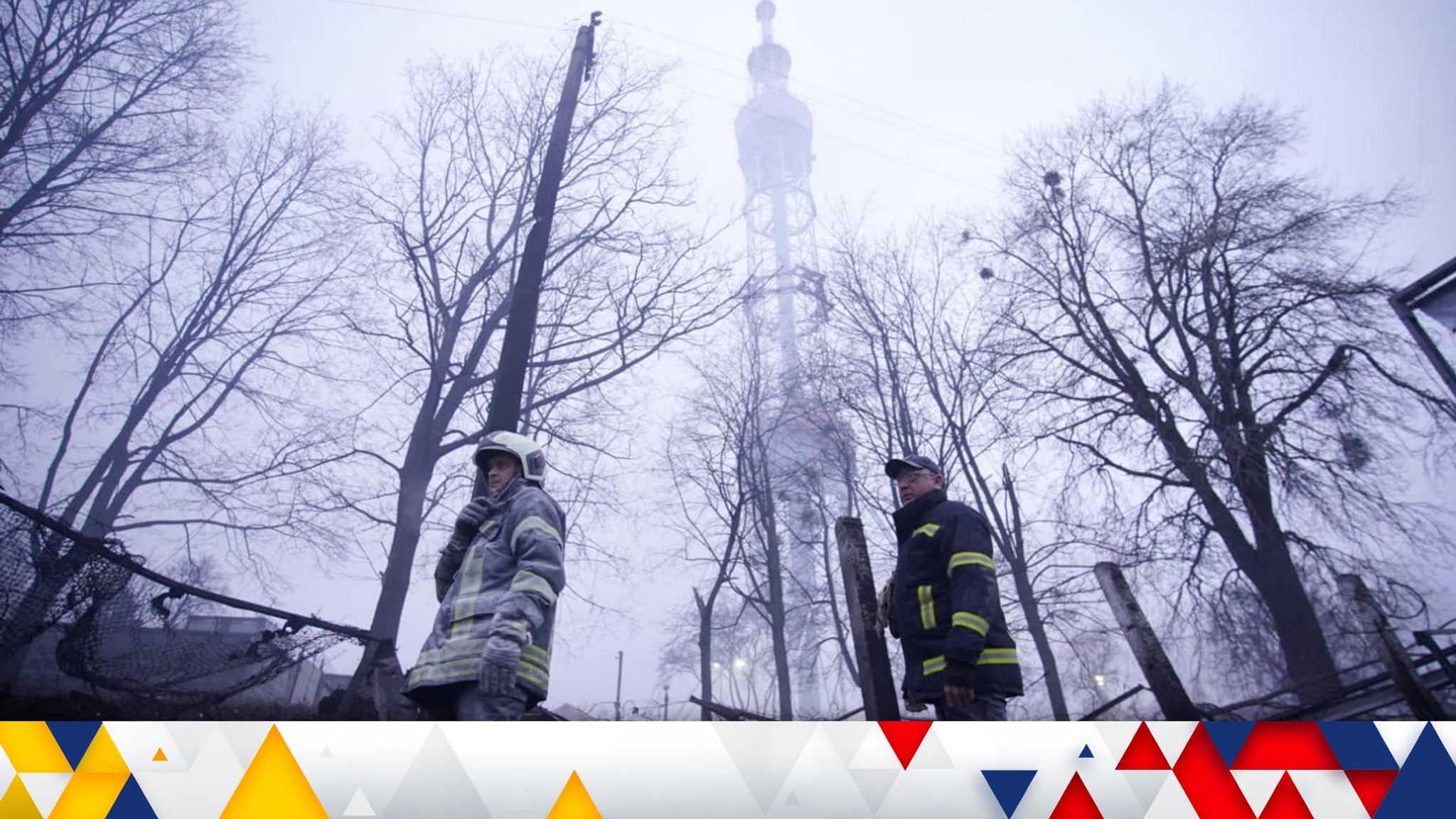 Russia strikes Kyiv TV tower, killing 5 and damaging Babi Yar Holocaust site
