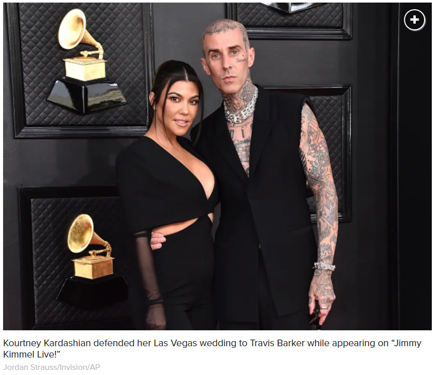 Kourtney Kardashian defends sham Vegas wedding: We’re not ‘fake married’
