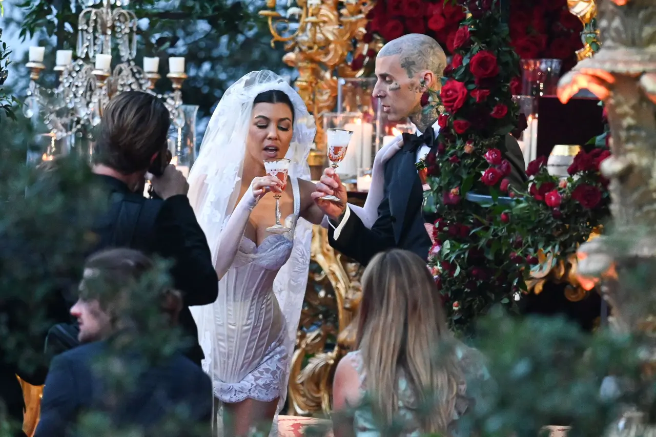 Kourtney Kardashian marries Travis Barker in another wedding in Italy
