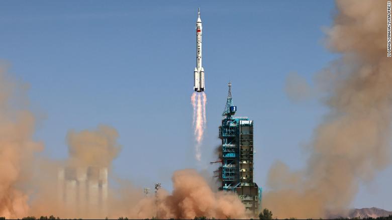 China launches third crewed mission to new space station